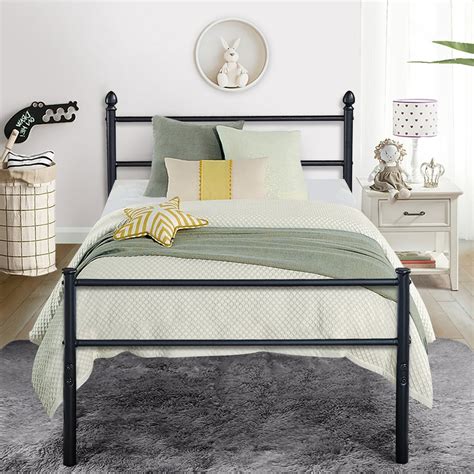 metal bed frame twin with a box spring|walmart twin bed box springs.